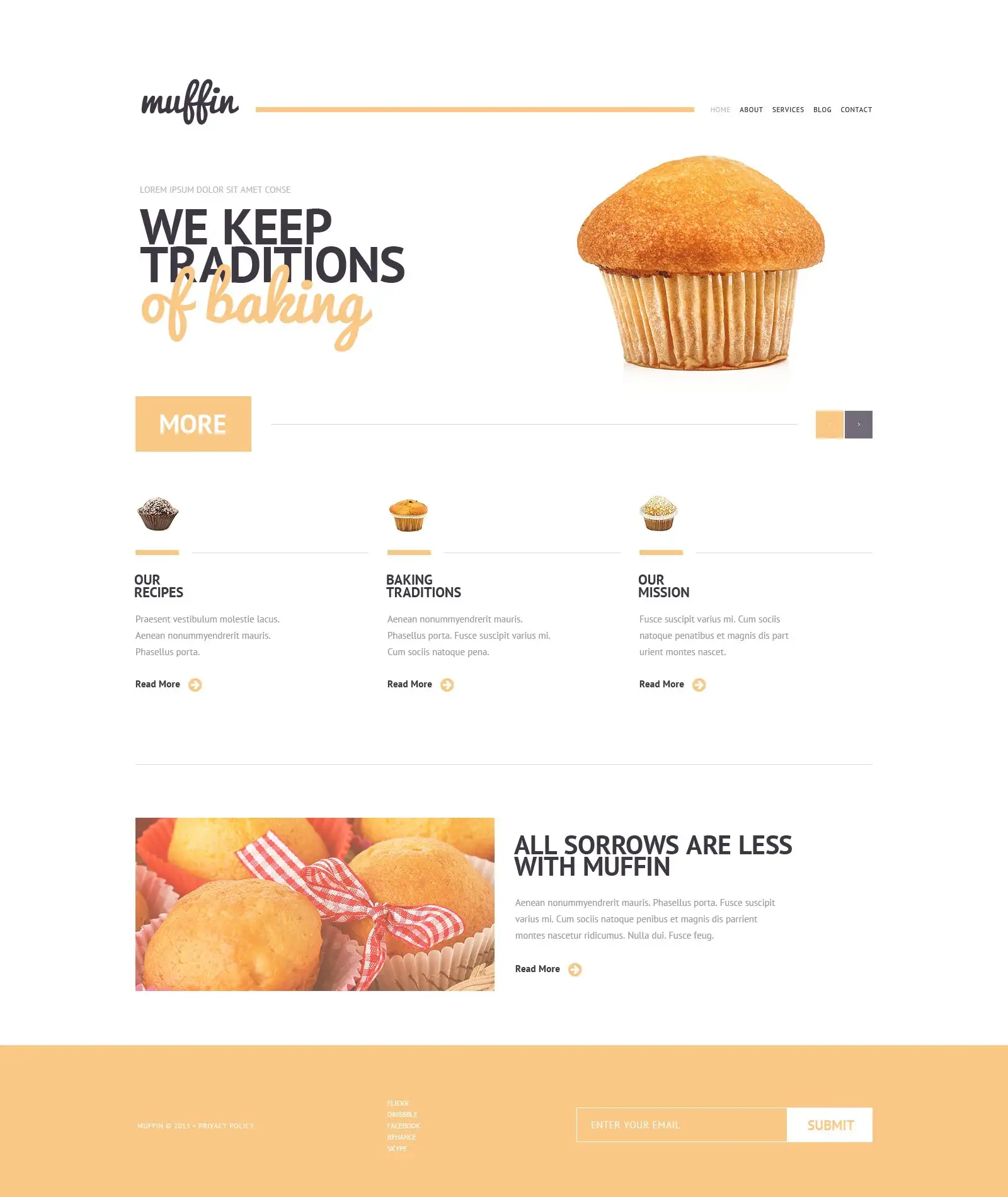 Bakery Responsive WordPress Theme