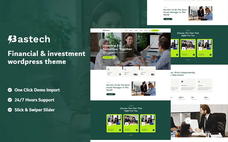 Bastech – Financial & Investment WordPress Theme