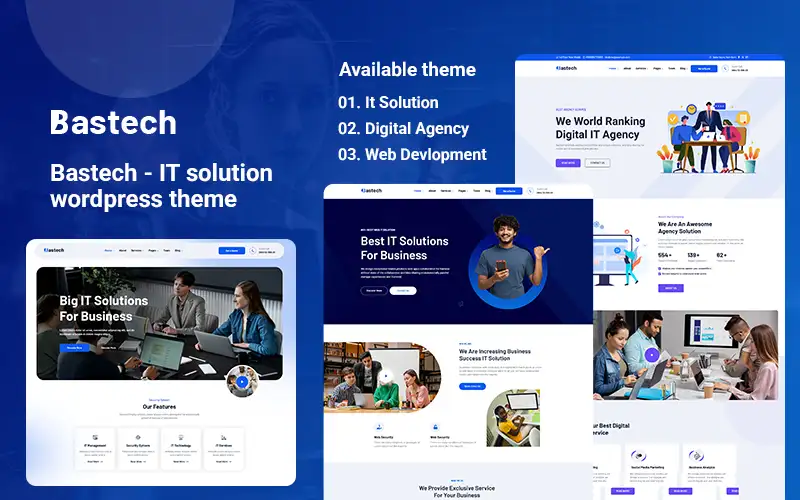 Bastech – IT Solution WordPress Theme