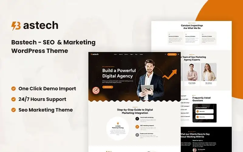 Bastech – SEO & Marketing WordPress Theme