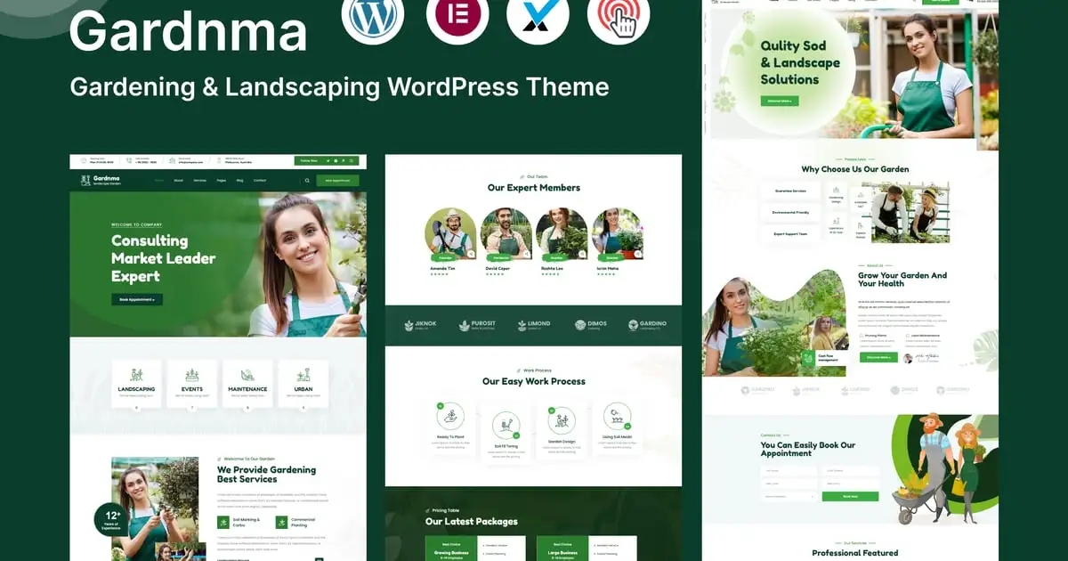 Gardnma – Gardening & Landscaping WordPress Theme