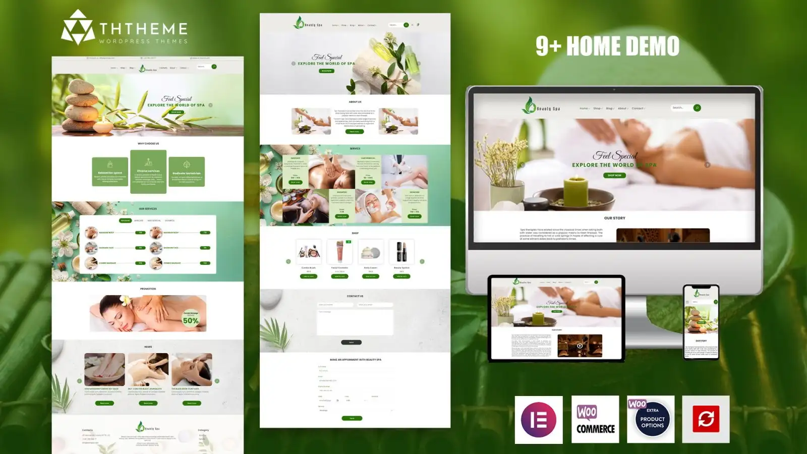Beauty Spa – The Elementor Spa & Massage Salon WordPress theme WordPress Theme