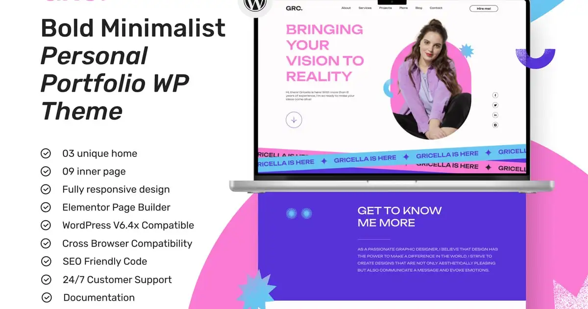 LinkGrace – Creative Portfolio WordPress Theme