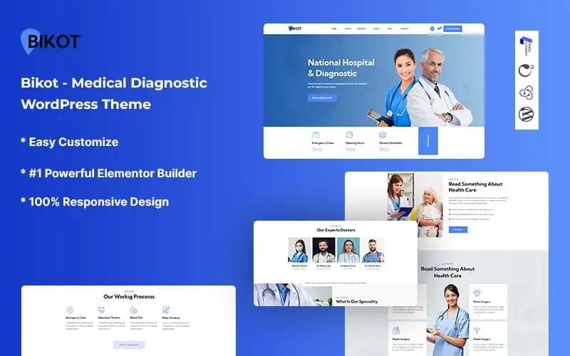 Bikot – Medical Diagnostic WordPress Theme