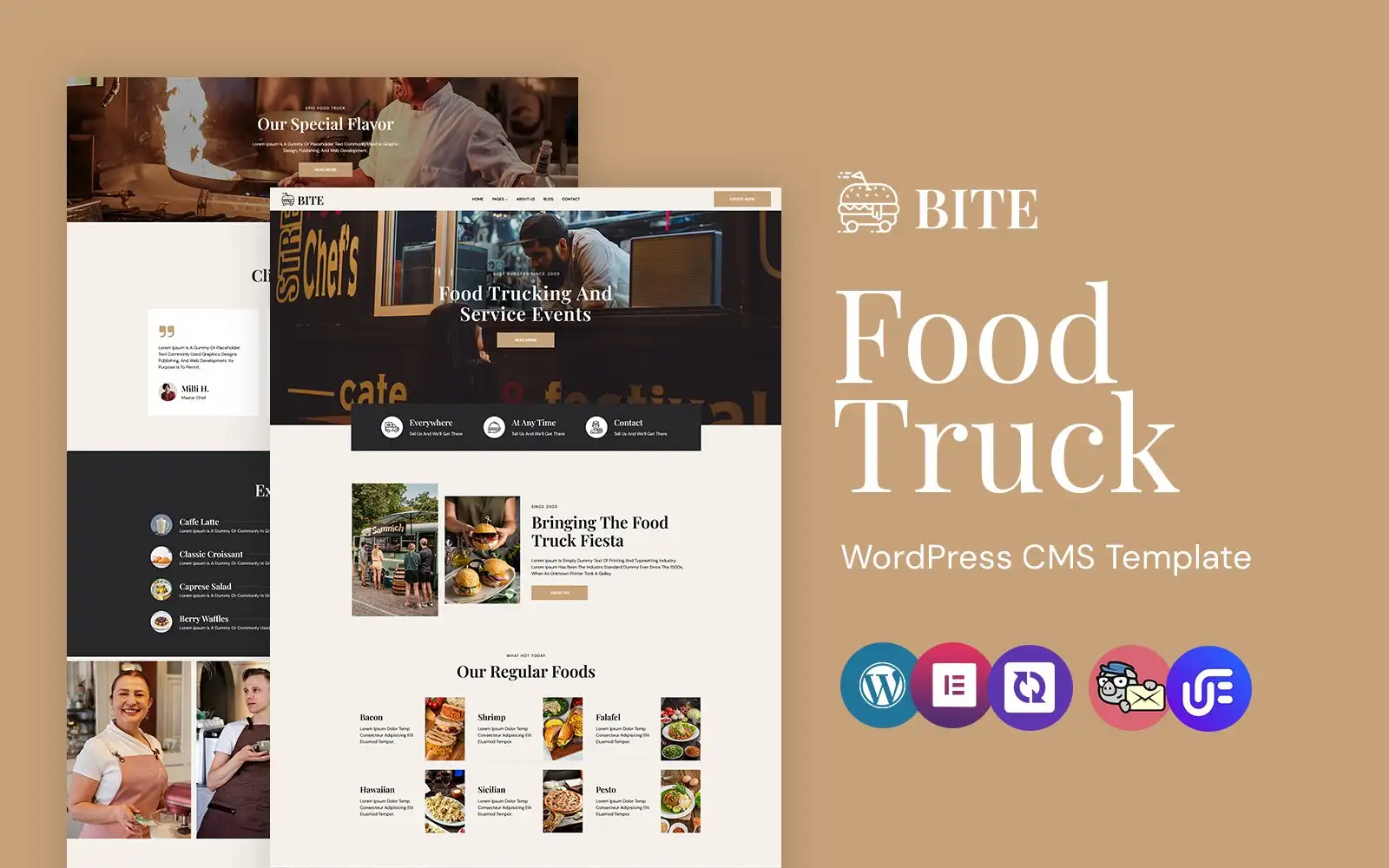 Bite – Food Truck And Street Food WordPress Elementor Theme WordPress Theme