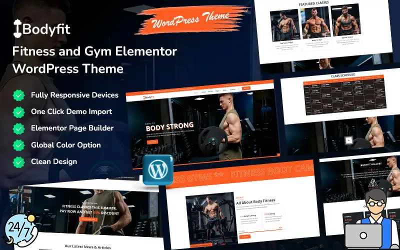 Bodyfit – Fitness and Gym WordPress Theme