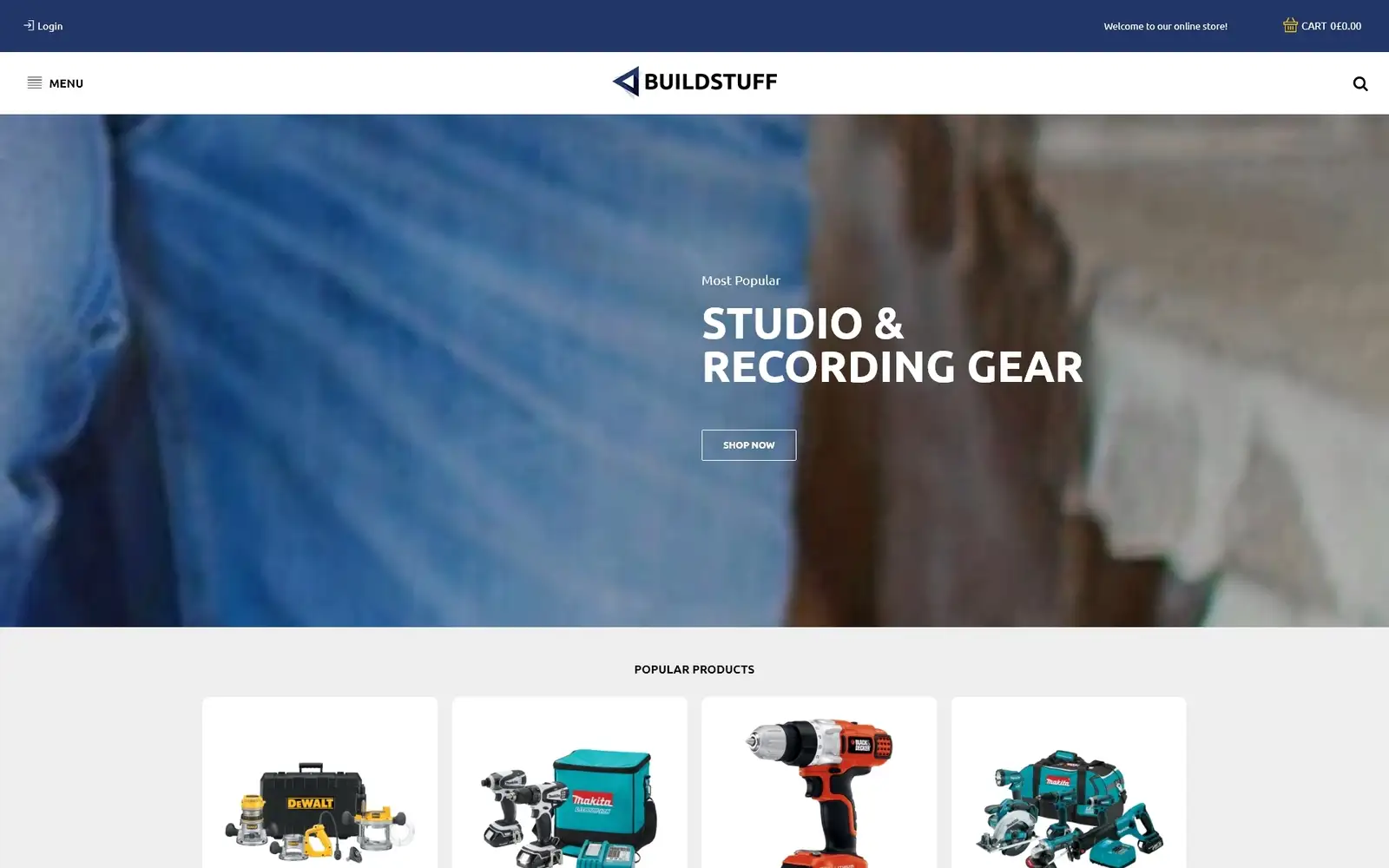 Buildstuff – Building Tools Elementor WooCommerce Theme