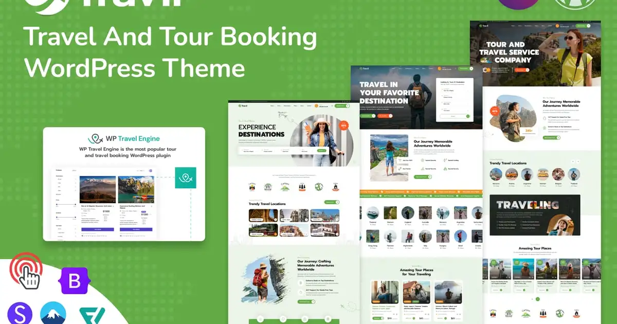 Travil – Travel & Tour Booking WordPress Theme