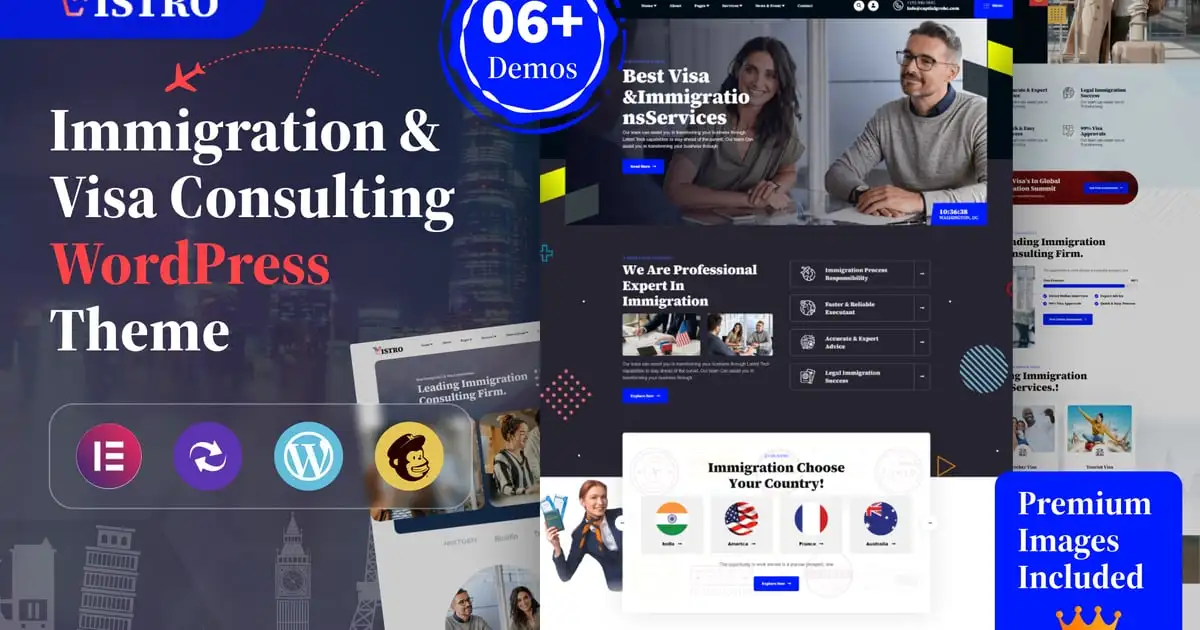 Vistro – Immigration Visa Consulting WordPress The