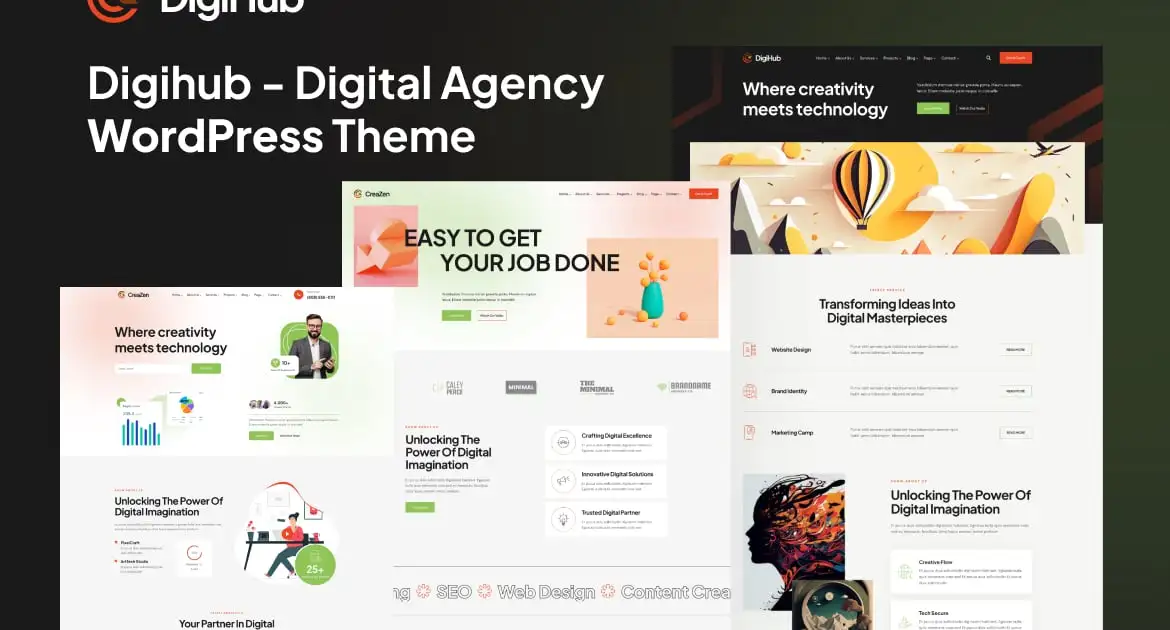 Digihub – Digital Agency WordPress Theme