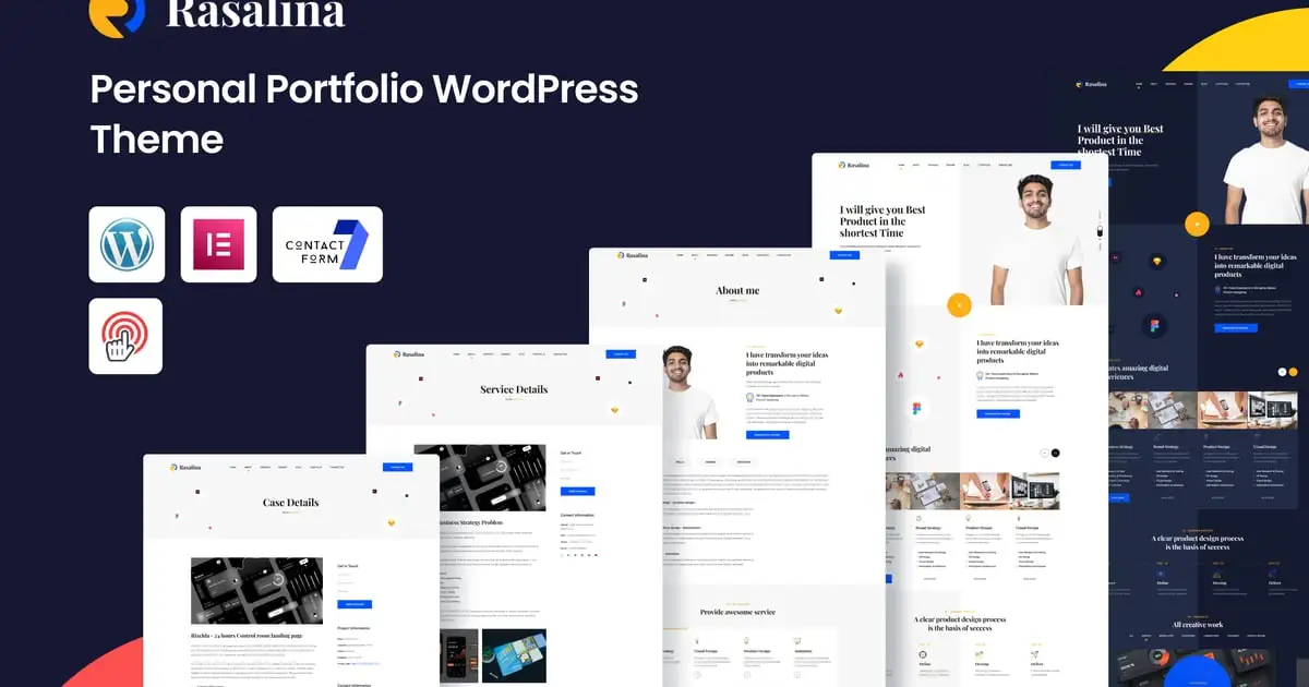 Rasalina – Personal Portfolio WordPress Theme