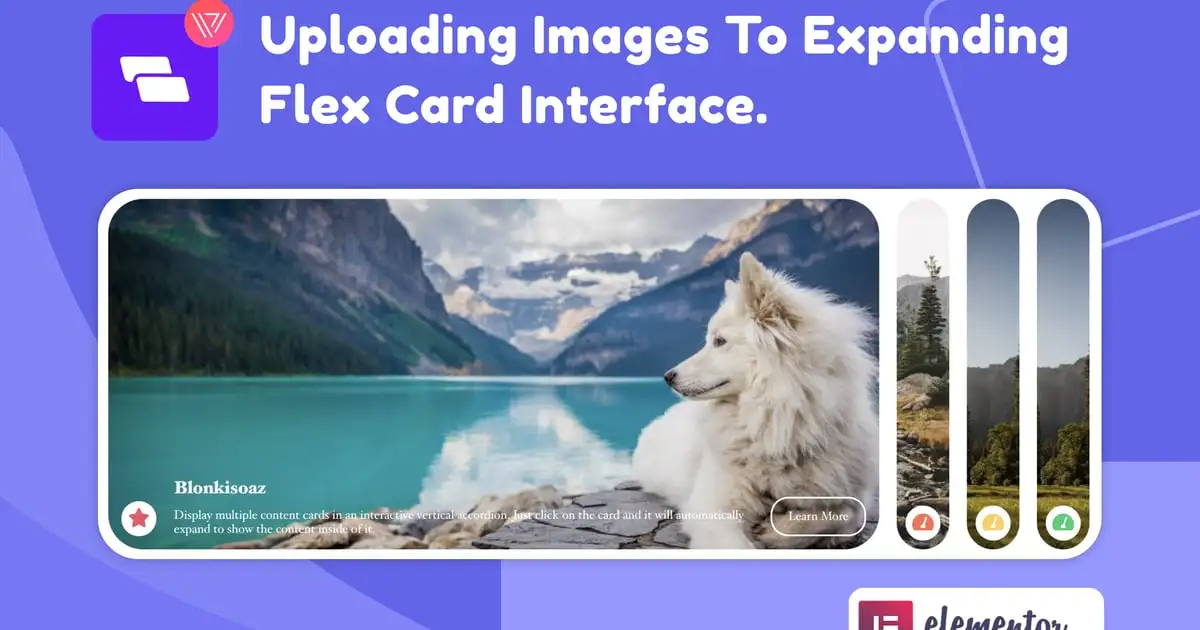 Wiloke Expanding Flex Cards Elementor Addon