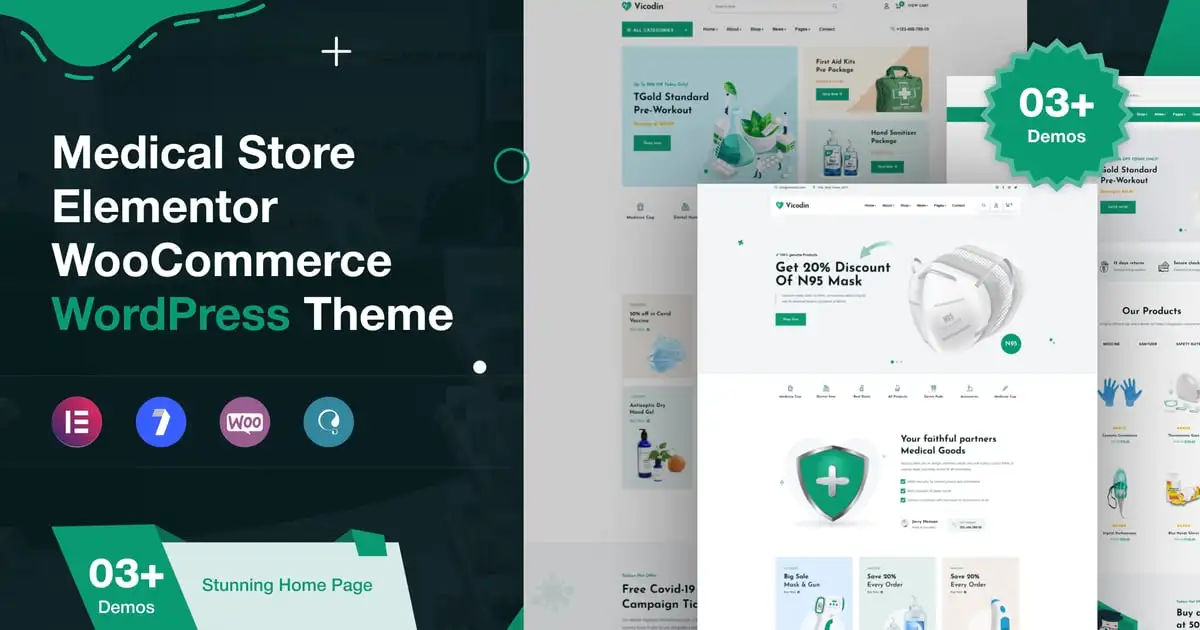 Vicodin – Medical Store WordPress Theme
