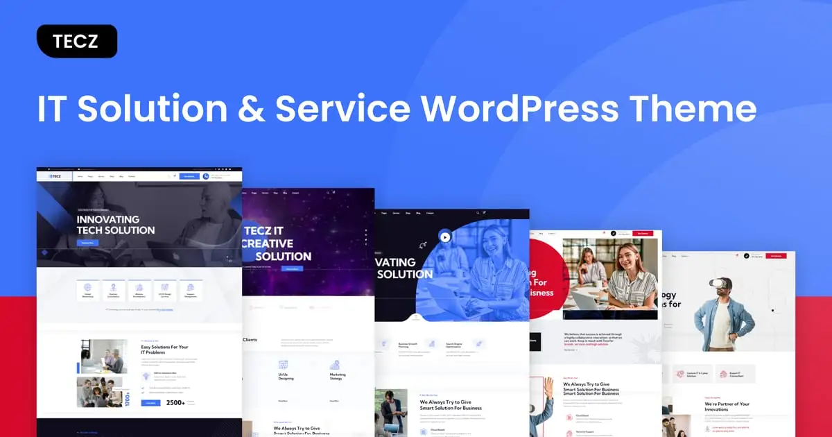 Tecz – IT Solutions & Technology WordPress Theme