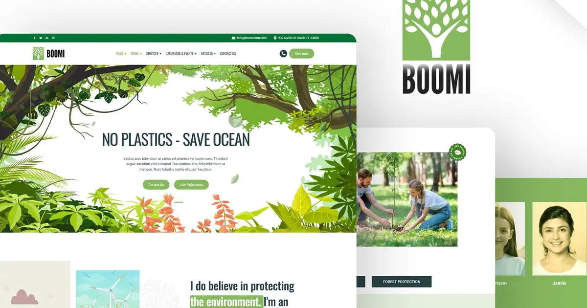 Boomi – Environment & Ecology WordPress Theme