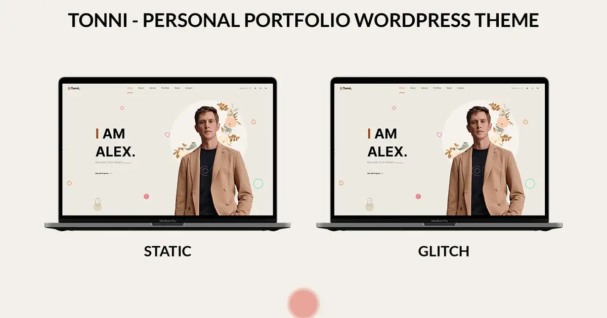 Tonni – Personal Portfolio WordPress Theme