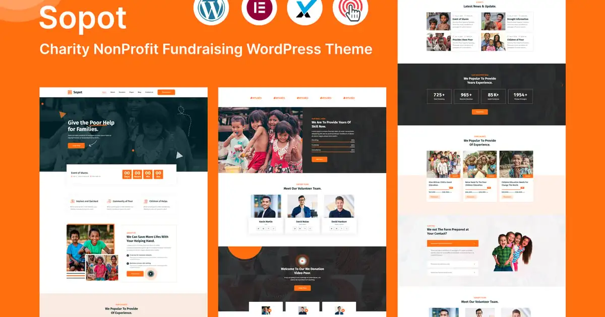 Sopot – Charity Fundraising WordPress Theme