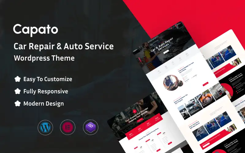 Capato – Car Repair & Auto Services WordPress Theme