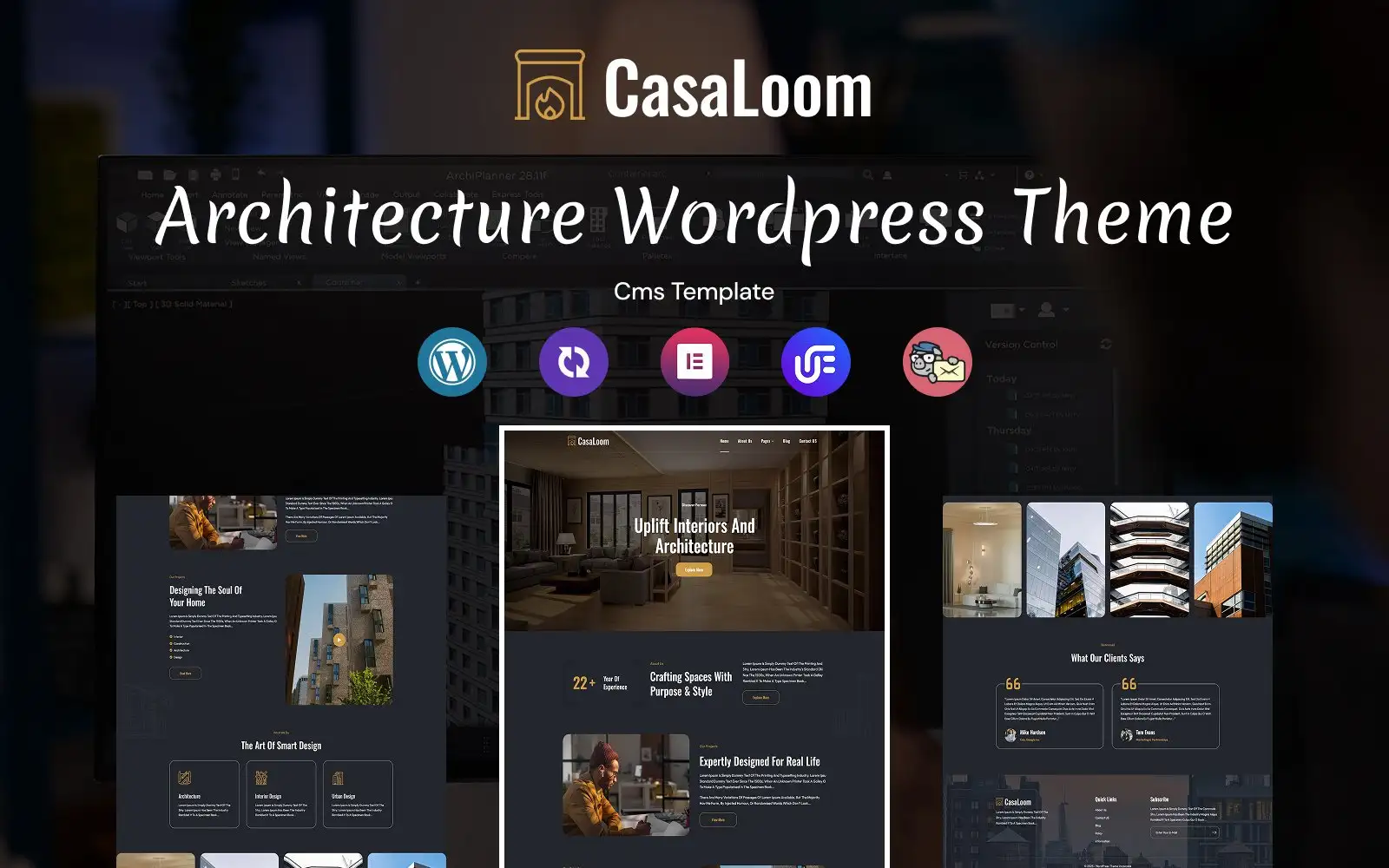 Casaloom – Architecture Multipurpose Responsive WordPress Theme