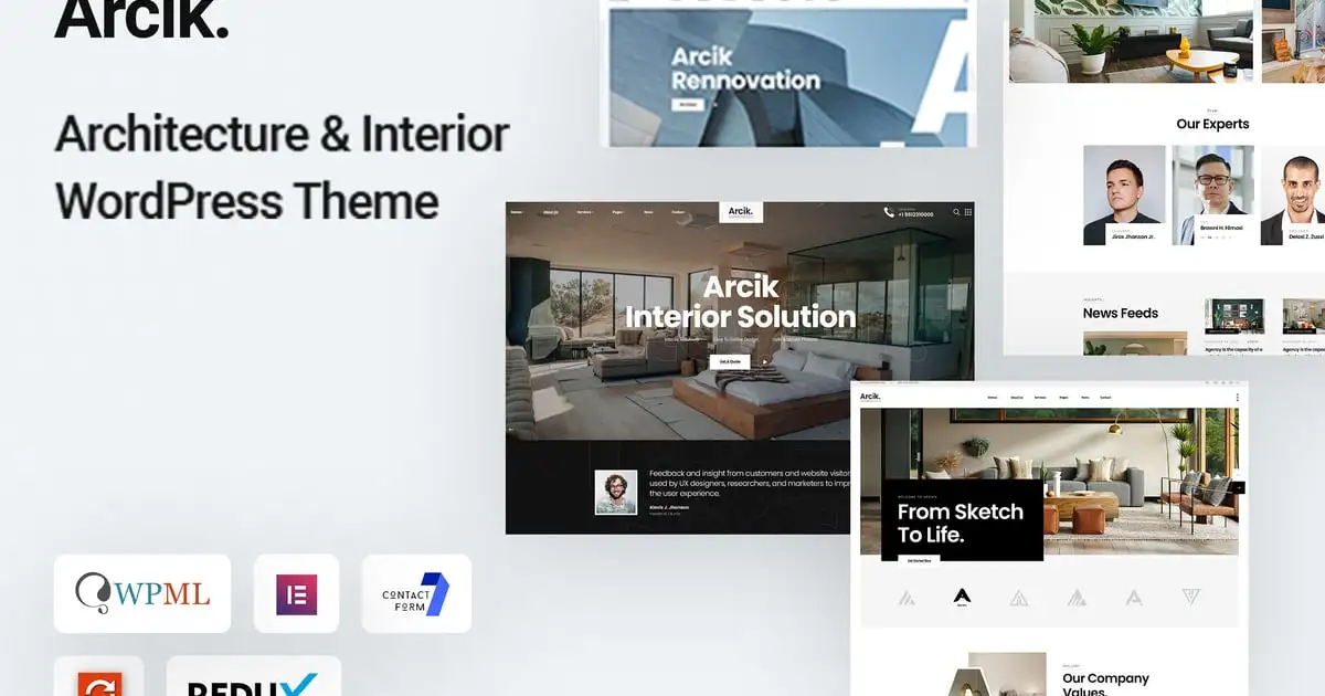 Arcik – Architecture WordPress Theme