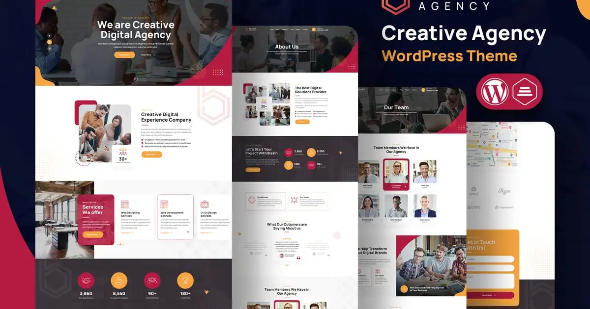 Blazin Agency | Creative WordPress Theme