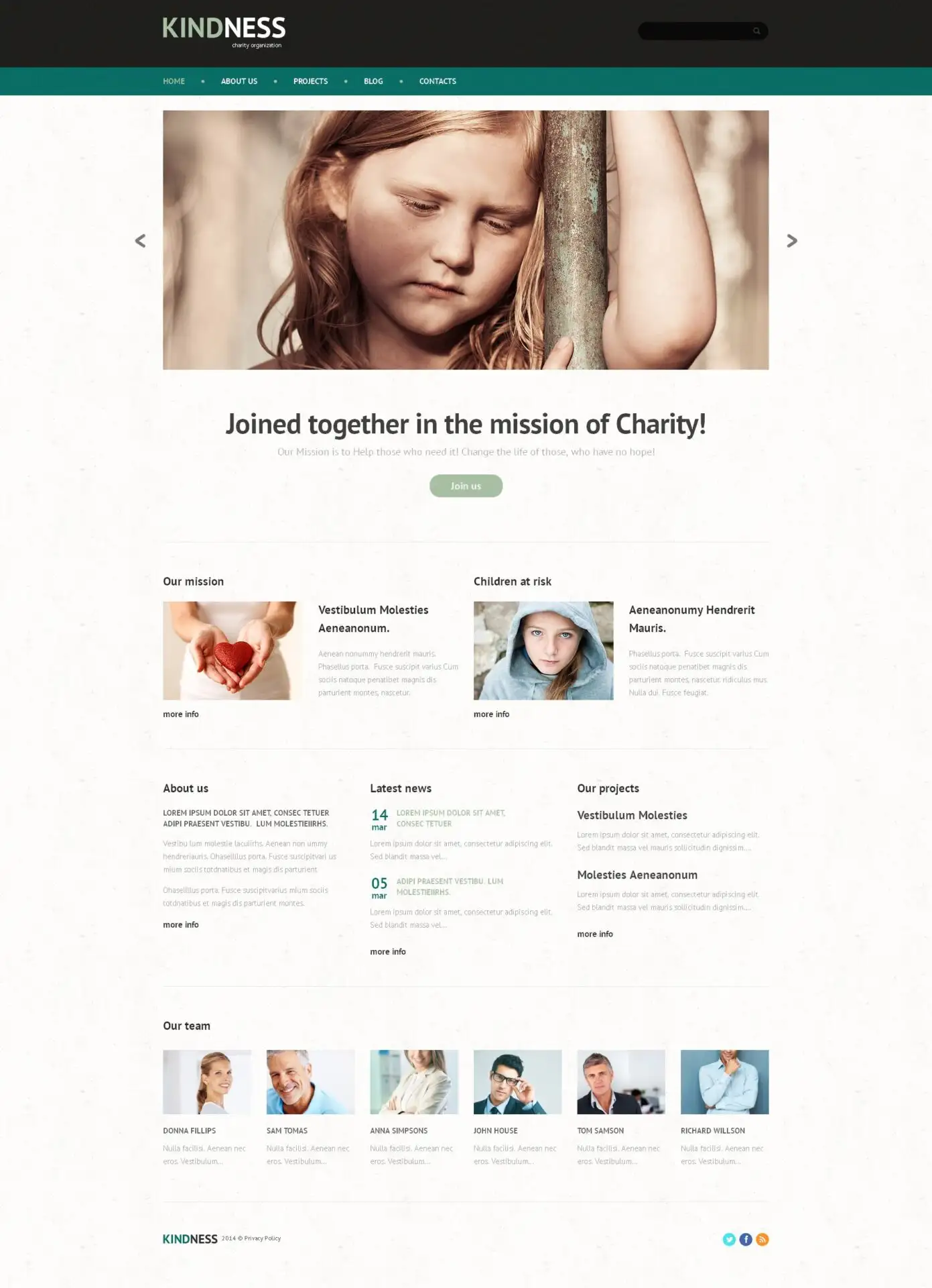 Child Charity WordPress Theme