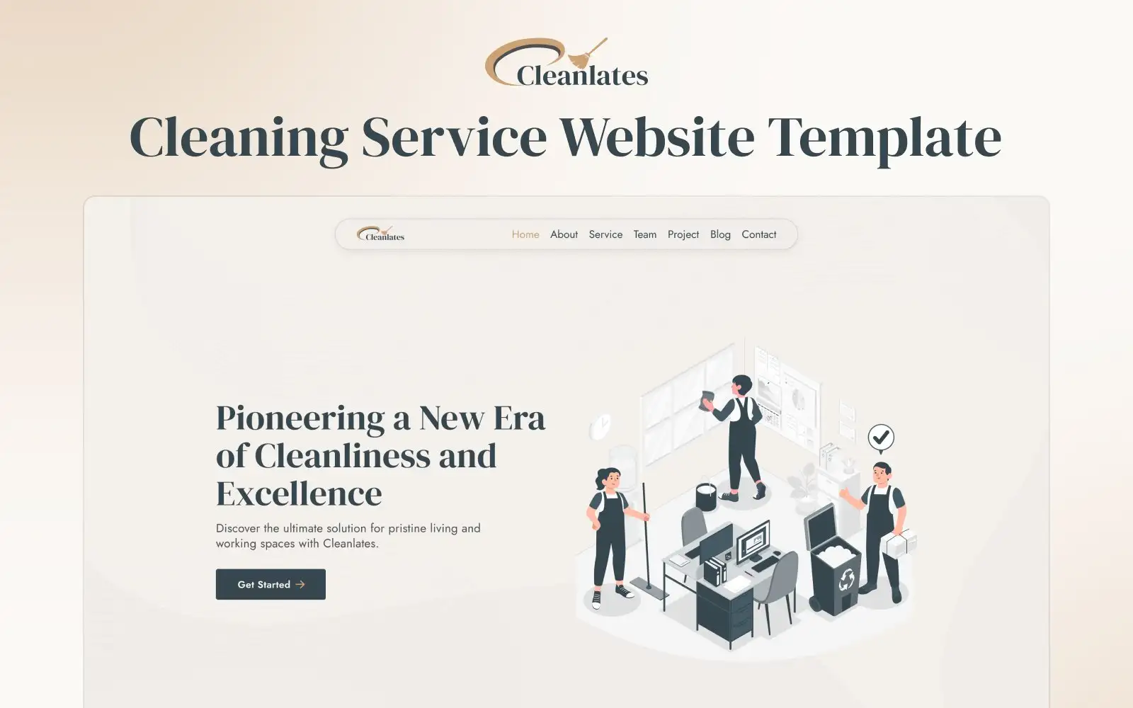 Cleanlates – Cleaning Service Website Template Elementor Kit