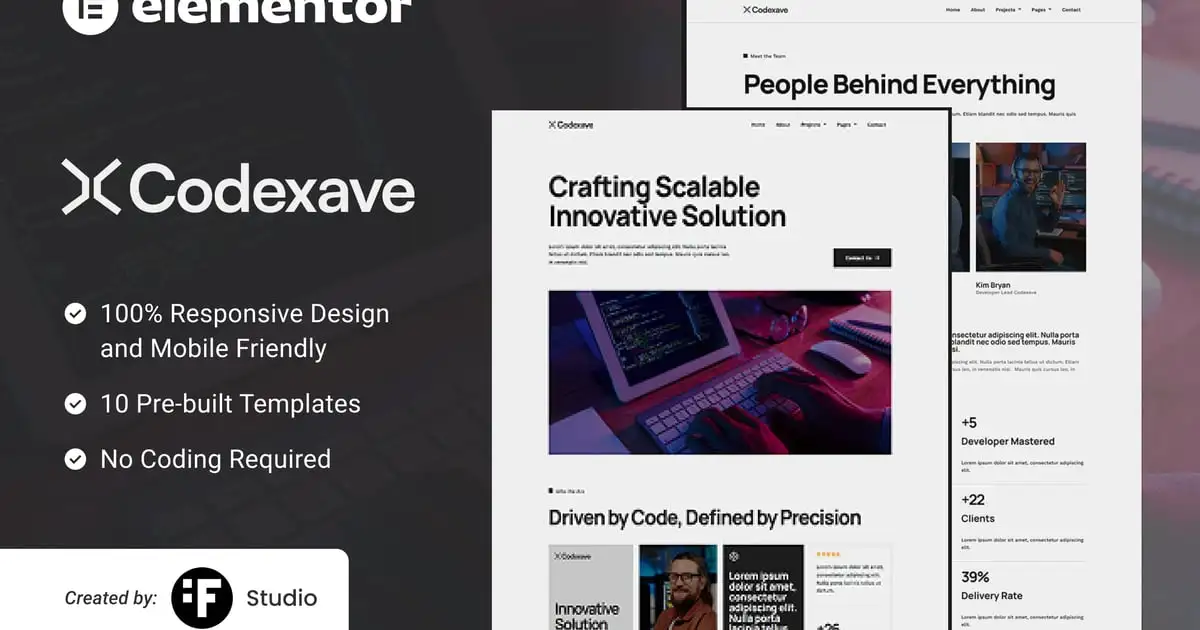 Codexave – Digital Solutions Elementor Template Kit