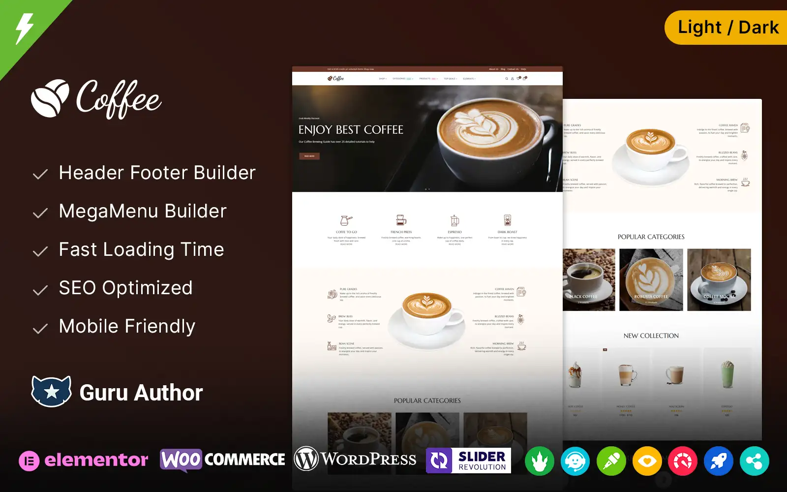 Coffee – Tea and Coffee Shop WordPress WooCommerce Theme