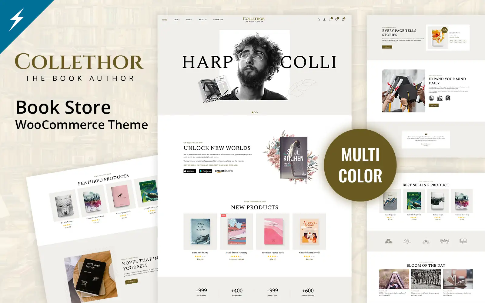 Collethor – Book Store WooCommerce WordPress Theme WooCommerce Theme