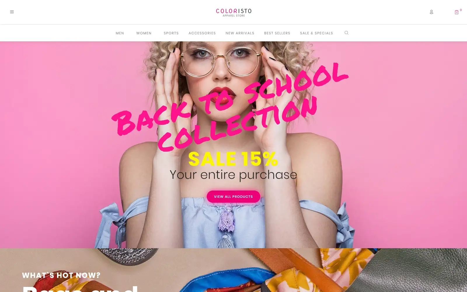 Coloristo – Apparel Store ECommerce Modern Elementor WooCommerce Theme