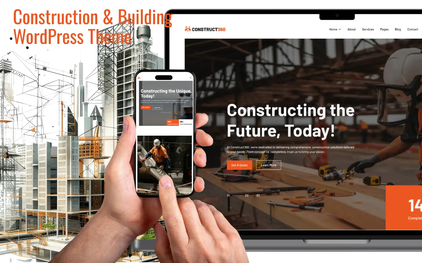 Construct – Construction & Building WordPress Theme