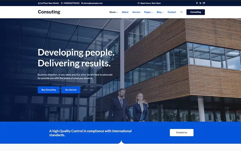 Consuting – Consulting & IT Solution Responsive WordPress Theme