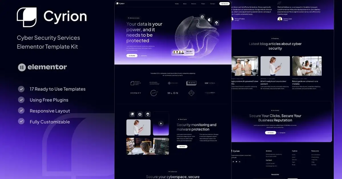 cover-425 Cyrion – Cyber Security Services Elementor Template Kit