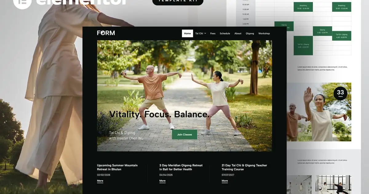 cover-form Form – Tai Chi & Qigong Elementor Template Kit
