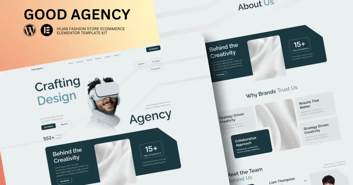GoodAgency – Creative Agency Elementor Template Kit