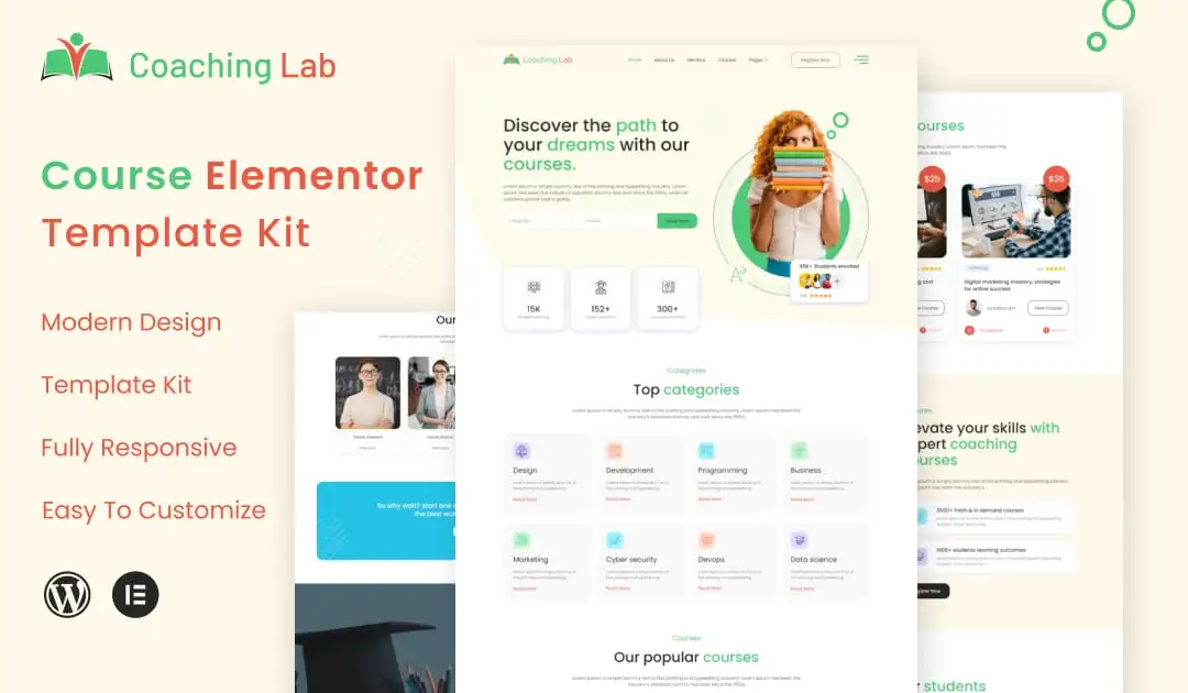 Coaching Lab – Coaching Center Elementor Template Kit