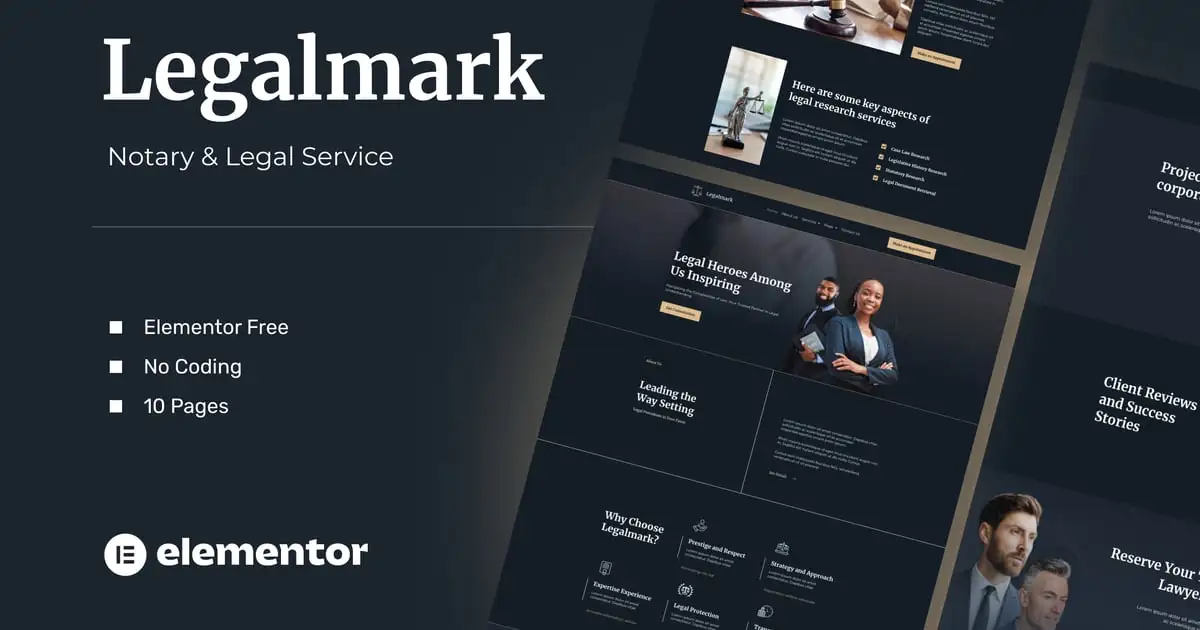 LegalMark – Notary & Legal Service Template Kit