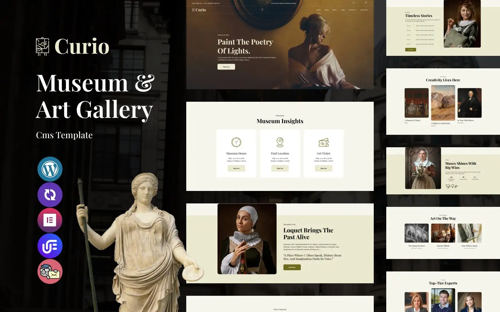 Curio – Museum And Art Gallery WordPress Theme WordPress Theme