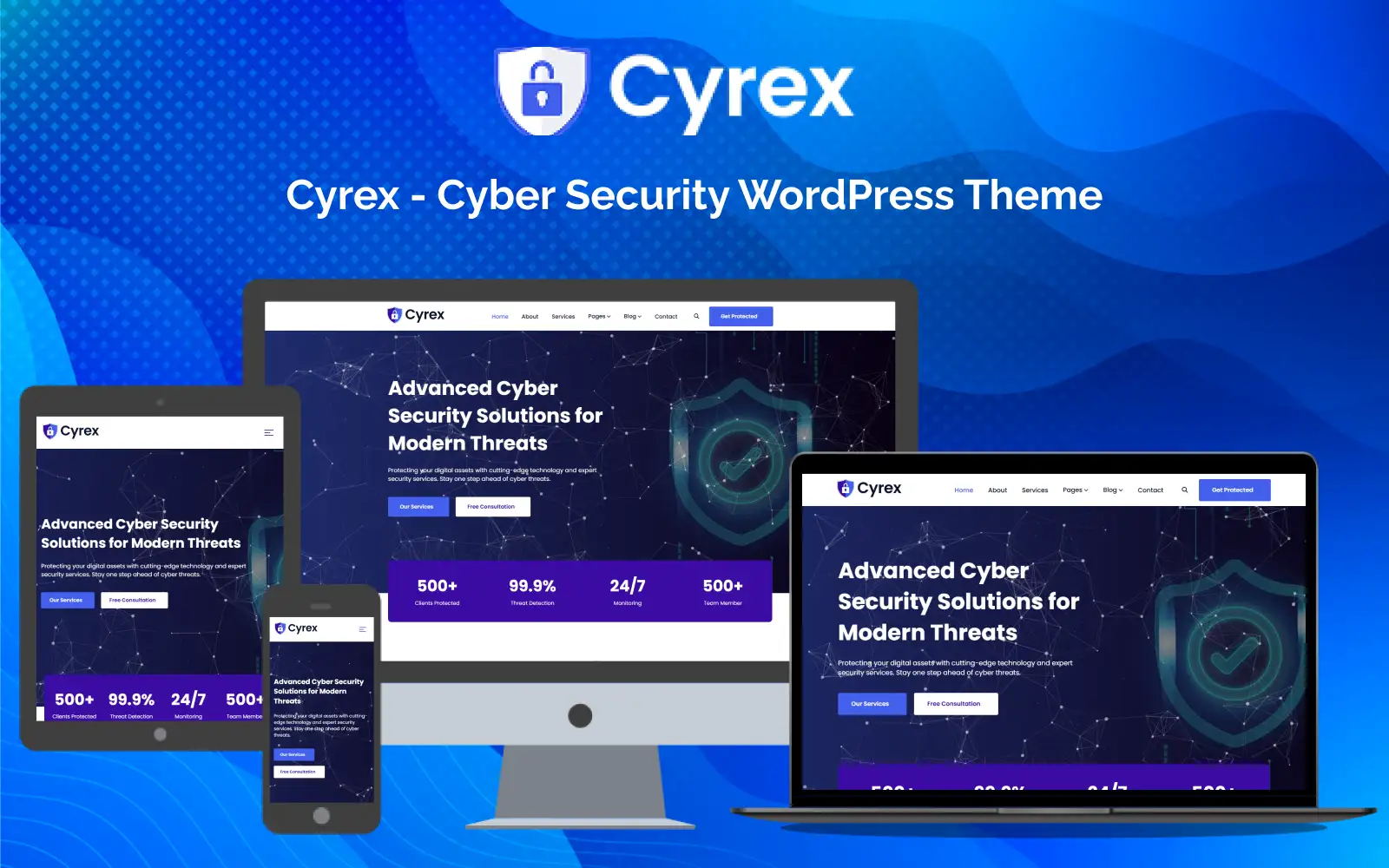 Cyrex – Cyber Security WordPress Theme