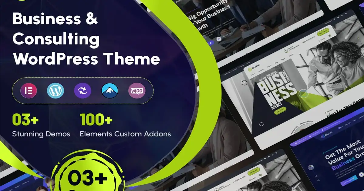 Buscon – Consulting Business WordPress Theme