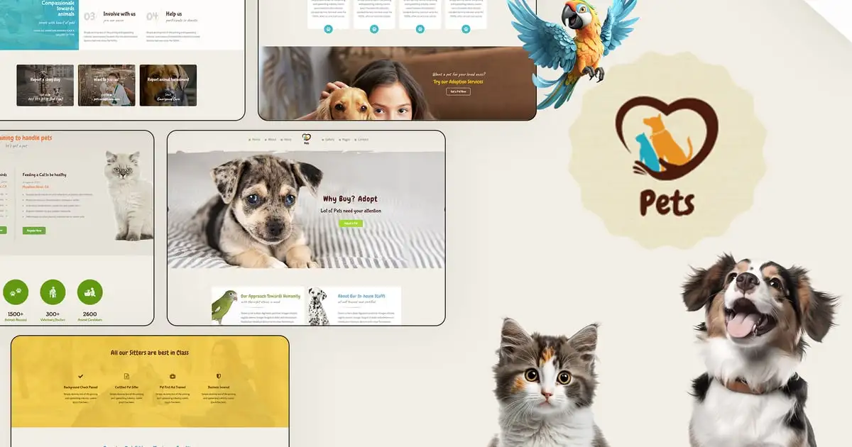 Pet World – Dog Care & Pet Shop WordPress Theme