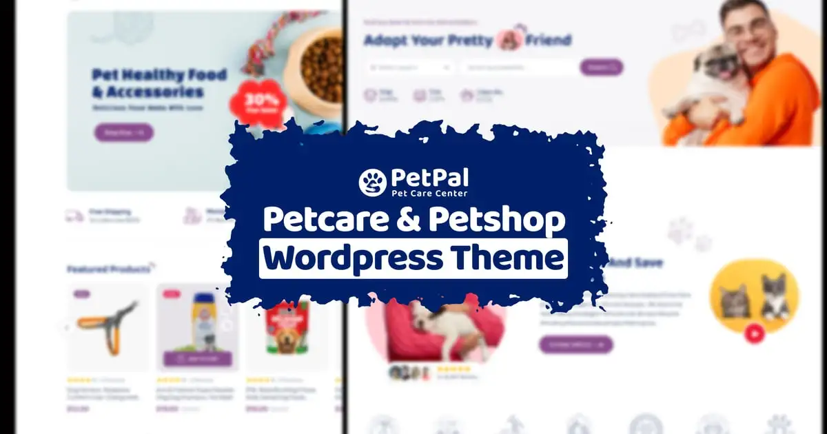 Petpal – Pet Care & Pet Shop WordPress Theme