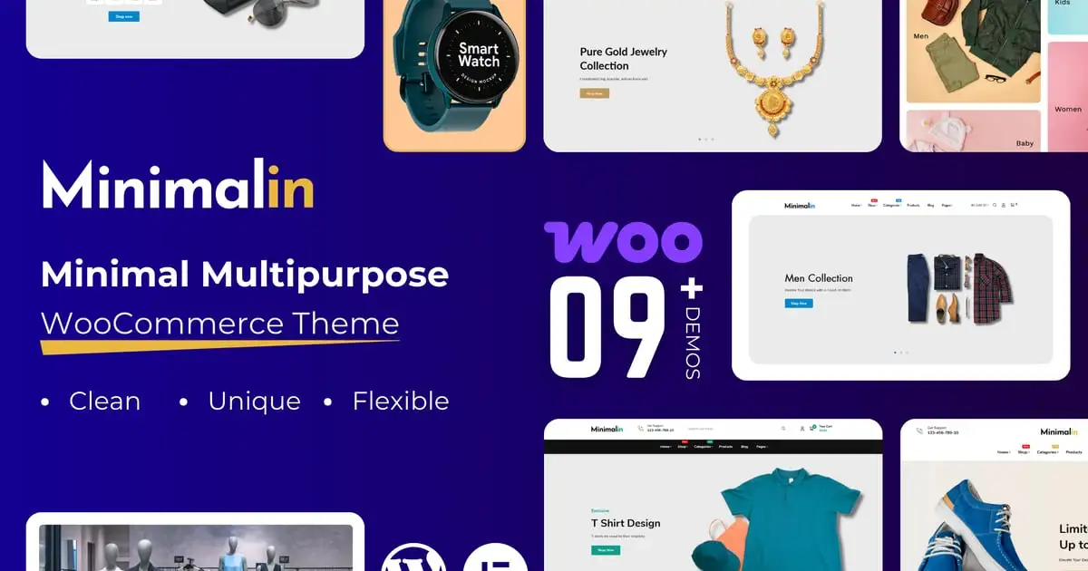 Minimalin – eCommerce WooCommerce Elementor Theme