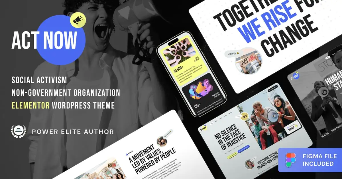 Act Now – Social Activism & NGO WordPress Theme