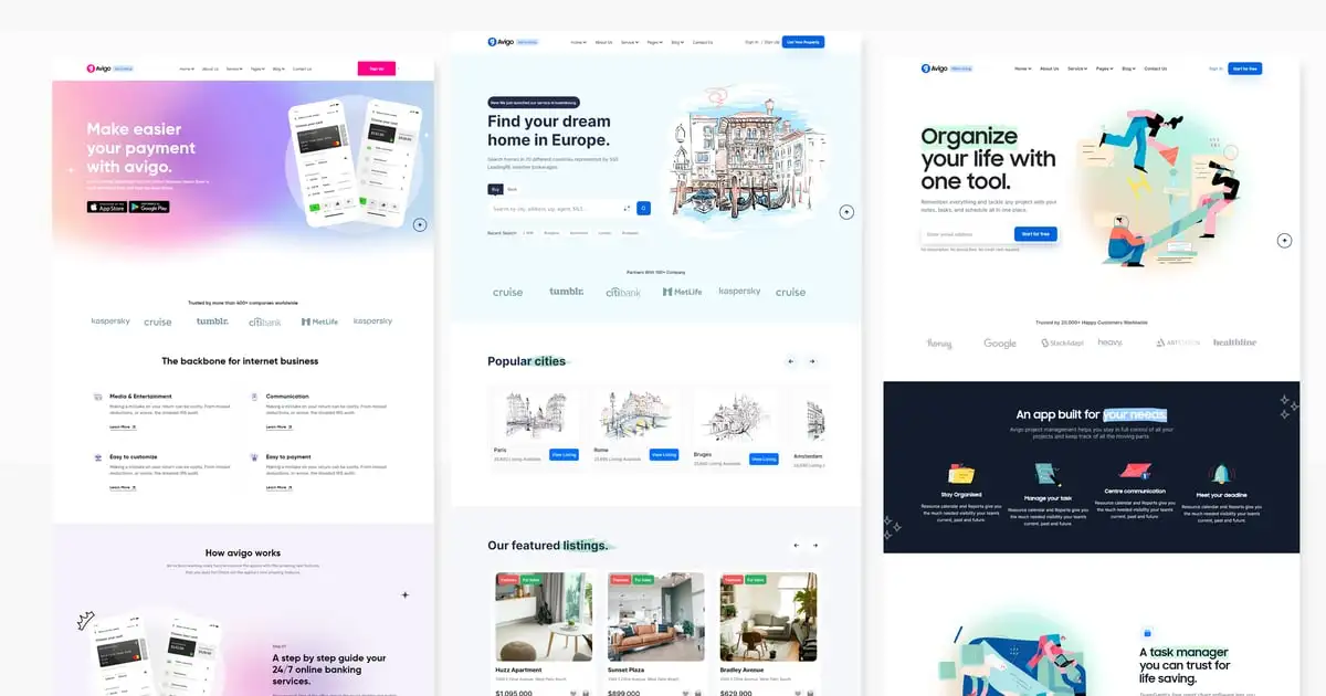 Avigo – Multipurpose Business WordPress Theme