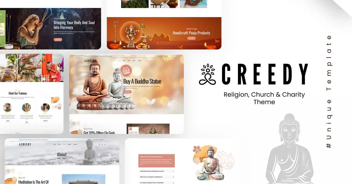 Creedy – Religion, Church WordPress Theme
