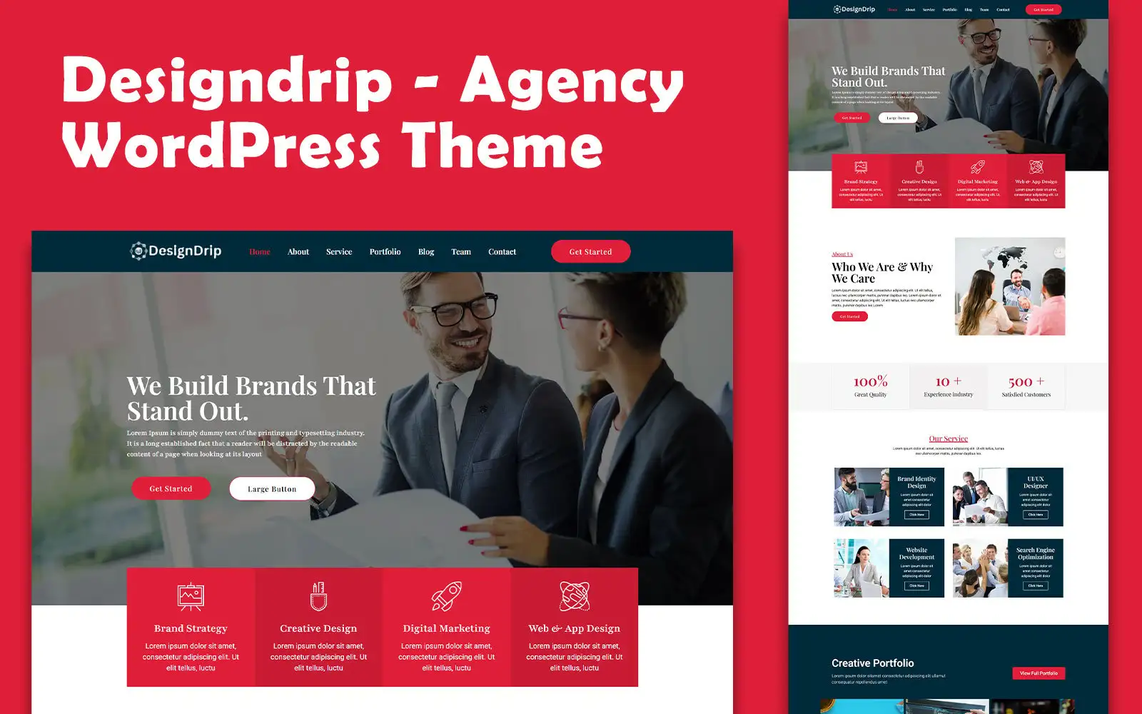 Designdrip – Agency Elementor WordPress Theme