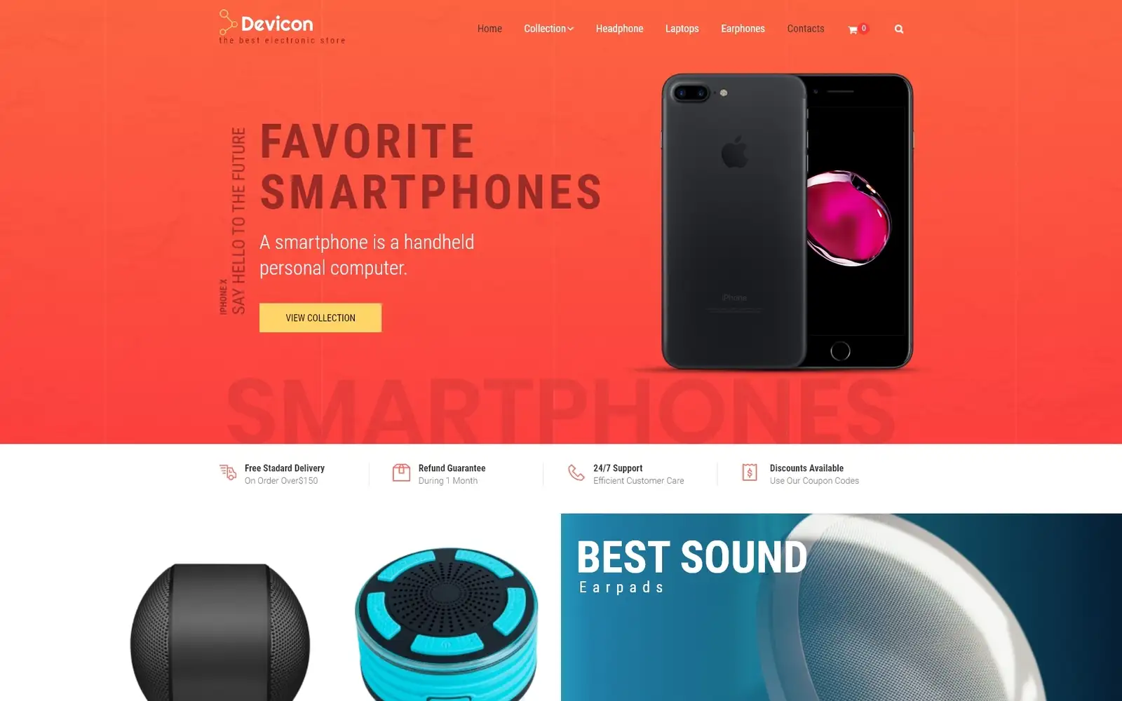Devicon – Electronics Store Elementor WooCommerce Theme