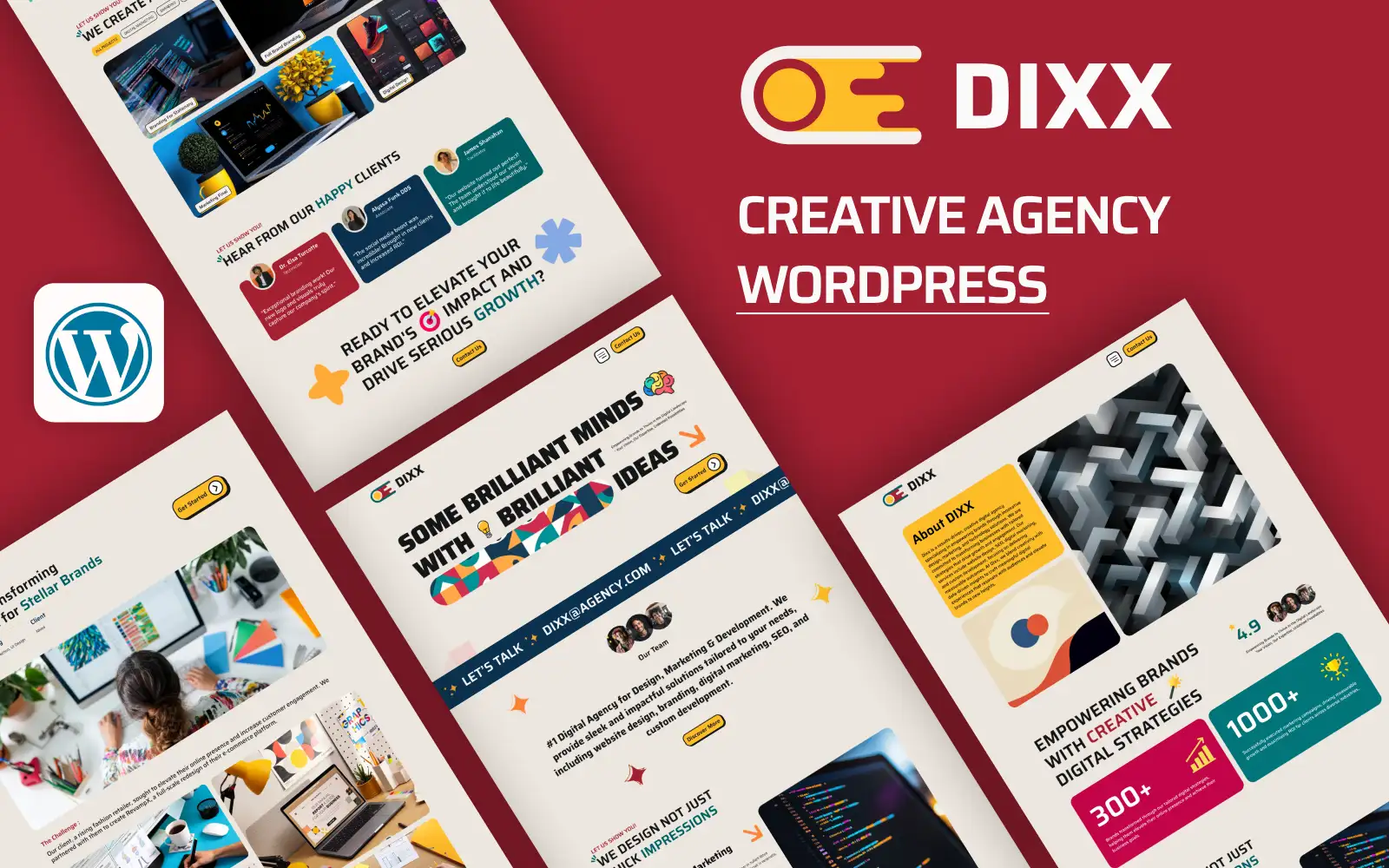 Dixx – Digital Agency, IT Solutions & Business Consulting WordPress Theme